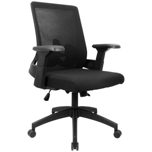 Everfurn Skye Mid Back Office Chair - Black