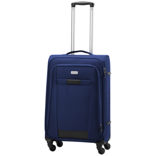 Travelwize Arctic 55cm 4-Wheel Spinner Trolley Case - Navy