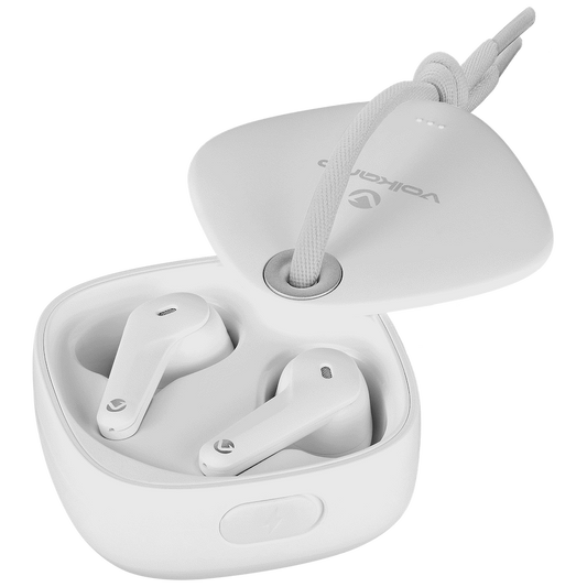 Volkano Ore Series True Wireless Earphones with Charging Case - White