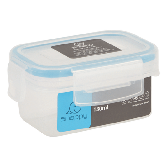 Snappy Container 180ml Rectangle ( Order in Qty of 4)