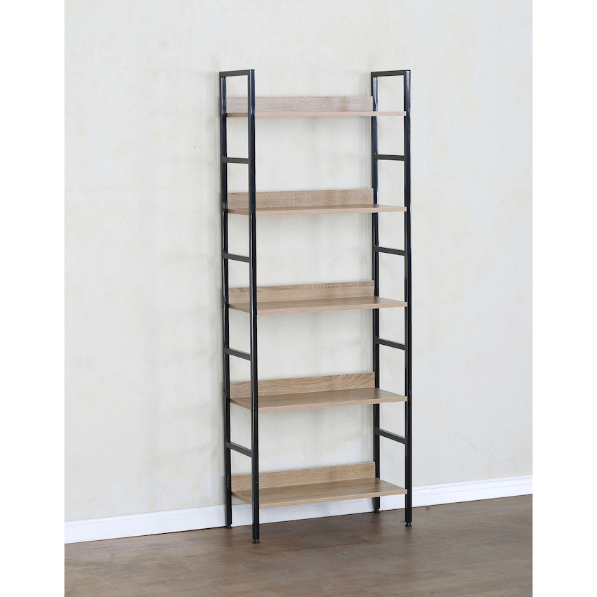 Everfurn Ethan Bookshelf - Oak