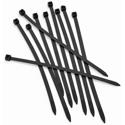 Ellies Cable Tie 7.9mm  X 400mm -  100 PACK SIZE - BK
