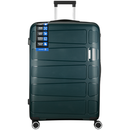 Travelwize Tourer PP 75cm 4-wheel Spinner Luggage Petrol