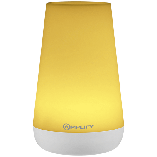 Amplify Glow Series LED Desk Lamp with 3 Lighting Modes - White