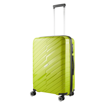 Travelwize Java PP 4-Wheel Spinner 55cm Luggage - Lime