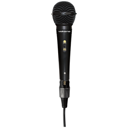 Volkano Ace Series Metal Wired Dynamic Vocal Microphone - Black