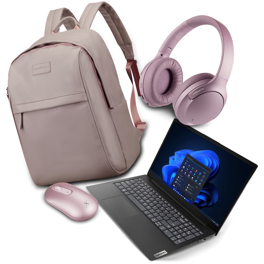 Lenovo Laptop 82YU010NSA - V15 AMD Ryzen 3 8/256 Ladies Laptop Bundle