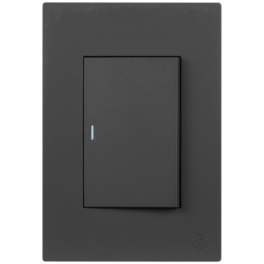 Ellies 1 Lever 2 Way Switch 2x4 (60mmx100mm) -BK