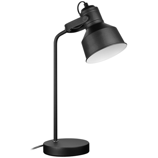 Switched Rosara Series Metal Desk Lamp - Black