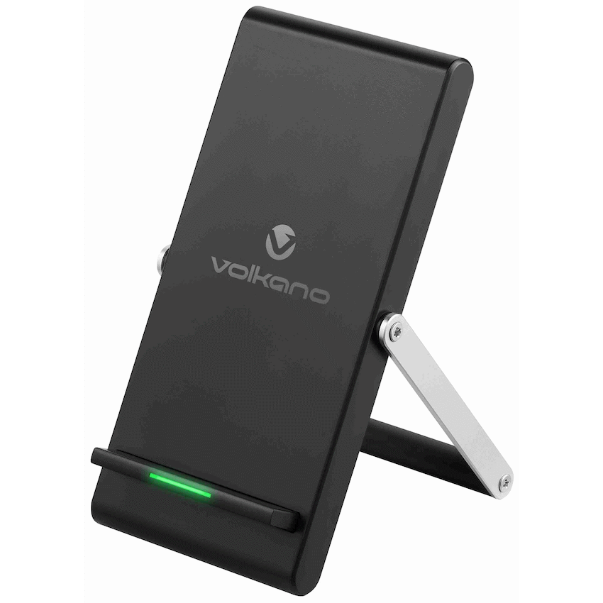 Volkano Pylon Series Upright Fast Wireless Charger - Black