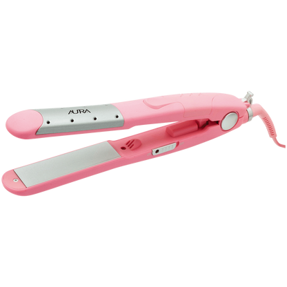 Aura by Elektra Wet n Dry Hair Straightener Pink