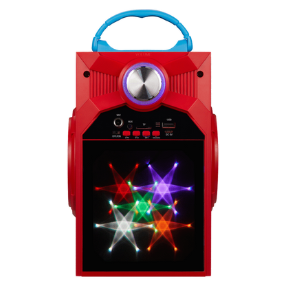 Marvel Spider-Man Galaxy LED Stars Karaoke Machine with Microphone