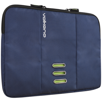 Volkano Latitude Laptop Sleeve 13" to 14.1" - Navy/Lime