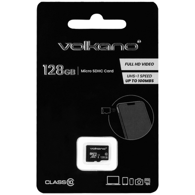 Volkano Micro Series Micro SD Card 128gb - Class 10