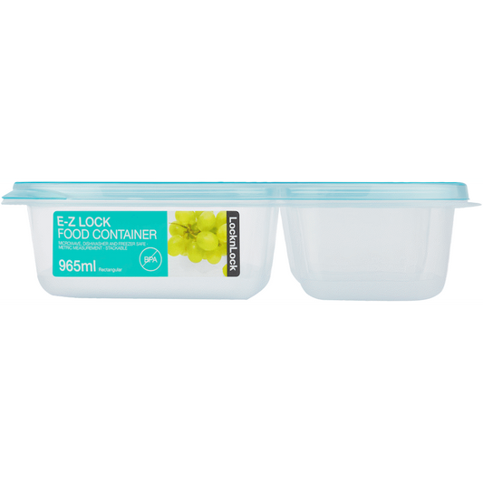LocknLock EZ Lock rect 965ml blue ( Order in Qty of 6)