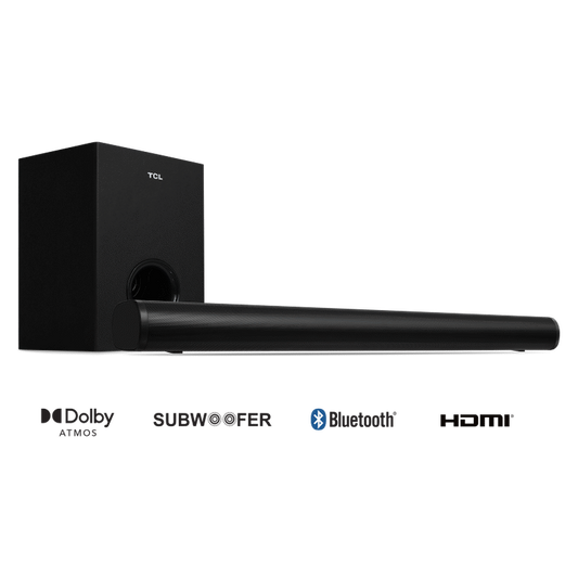 TCL 2.1 Channel 200w Sound Bar with Wireless Subwoofer