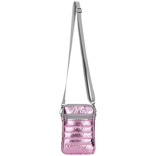 Quest Puffer Cross Body Bag - Pink