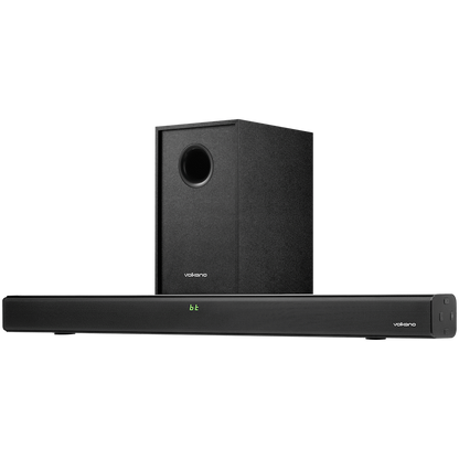 Volkano Cascade 50w Soundbar + Wired Subwoofer - Black