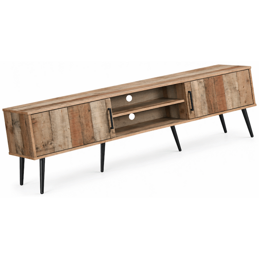 Everfurn Vernice TV Stand - 1800w with Two Cupboards