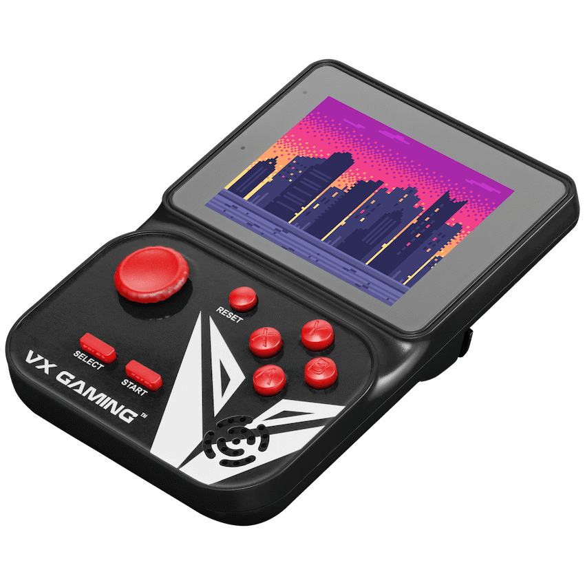 VX Gaming Nostalgia Series Handheld Retro Game Station with 4GB Micro SD - Black