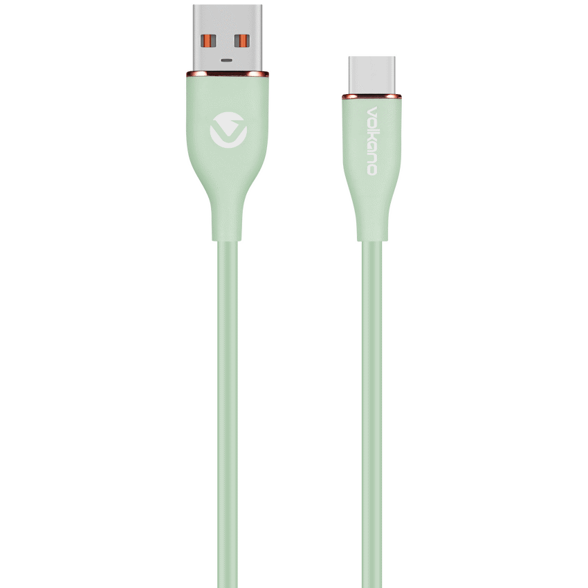 Volkano Flexi Series USB to Type-C 2.5m 30w - Green