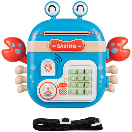 Volkano Kids Robo Vault Claw Series Kids Money Saving Vault - Blue