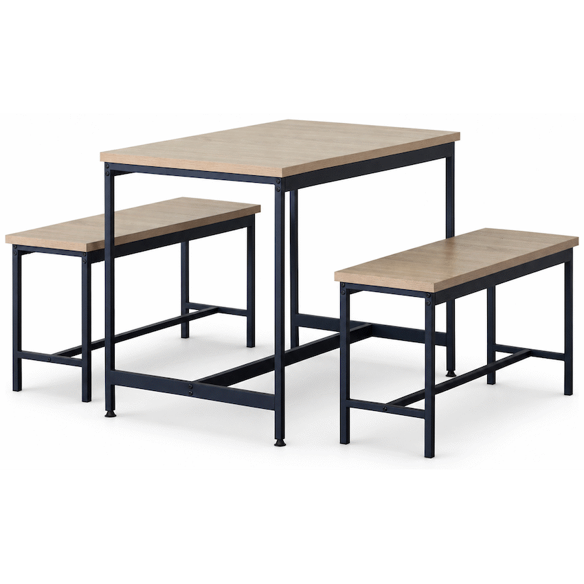 Everfurn Gwen Dining Set - Oak