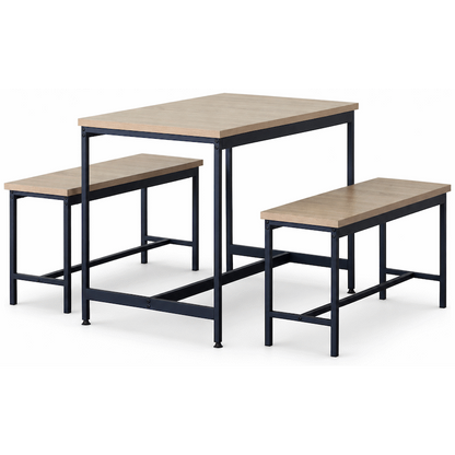 Everfurn Gwen Dining Set - Oak