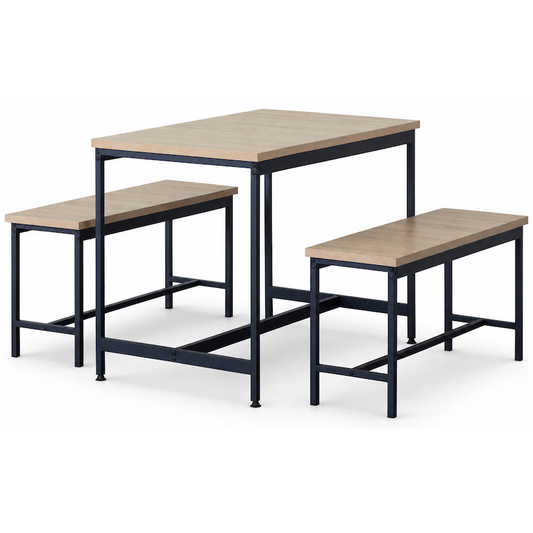 Everfurn Gwen Dining Set - Oak