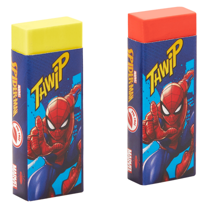 Spiderman 2 Pastel Primary Erasers. Multi