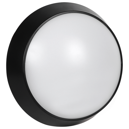 Ellies Spectra Series - AC 15W  Round LED Bulkhead with 3CCT -BK