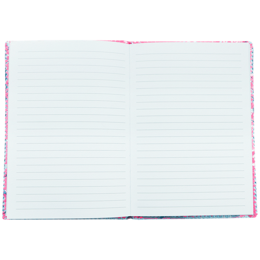 Quest Sequin Narwhale Notebook. Pink