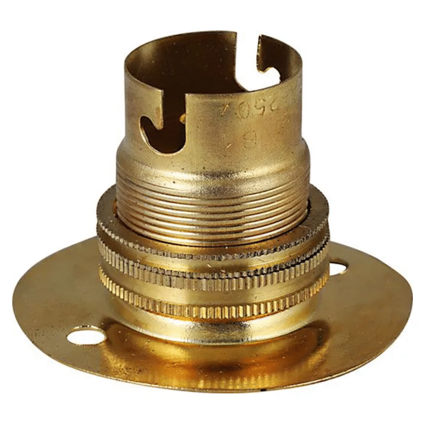 SPAR GL Brass Lamp Holder 16A