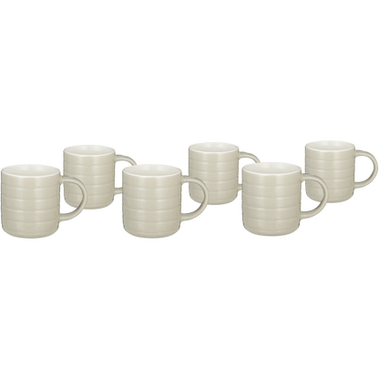 Legend Premium Stoneware Mug 350ml 6pc Set