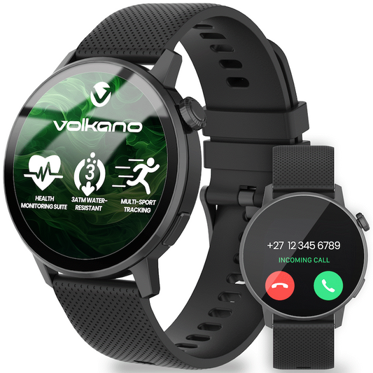 Volkano Orion Series Unisex GPS Watch - Black