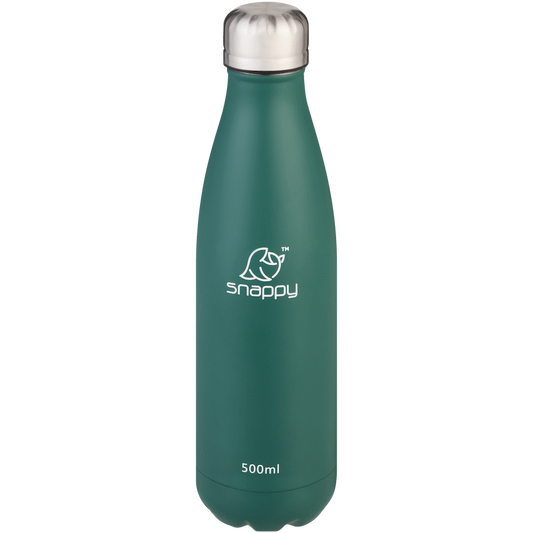 Snappy Stainless Steel Vacuum Bottle 500ml Emerald ( Order in Qty of 6)