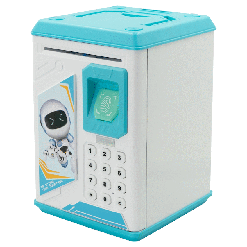 Volkano Kids Robo Vault Series Kids Money-Saving Vault - Blue