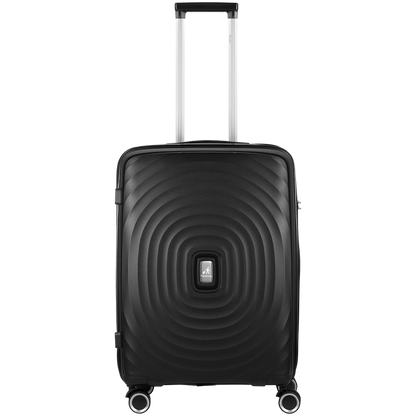 Travelwize Ripple PP 4-Wheel Spinner 65cm Luggage - Black
