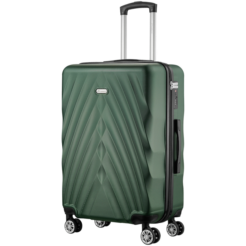 Travelwize Terra ABS 77cm 4-Wheel Spinner Luggage - Bottle