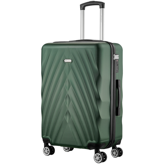 Travelwize Terra ABS 77cm 4-Wheel Spinner Luggage - Bottle