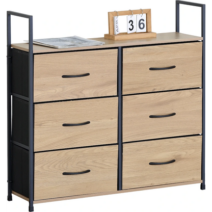 Everfurn Zira Wardrobe Small - Oak