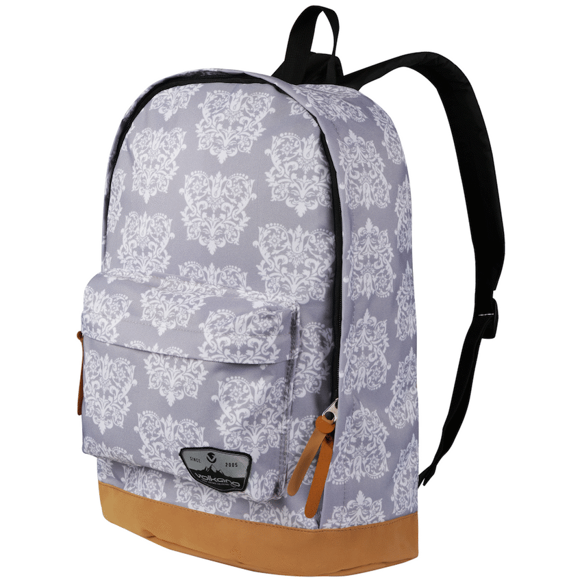 Volkano Suede Series Backpack - Baroque (Light Grey)