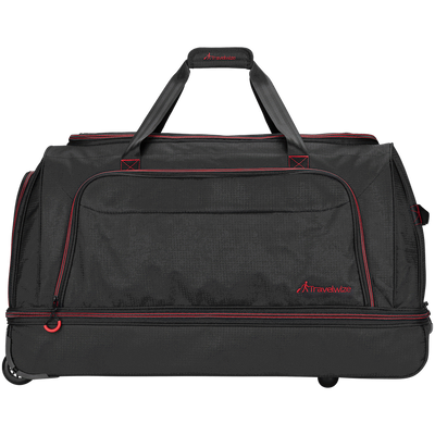 Travelwize Asteroid Trolley Duffle - Black/Red