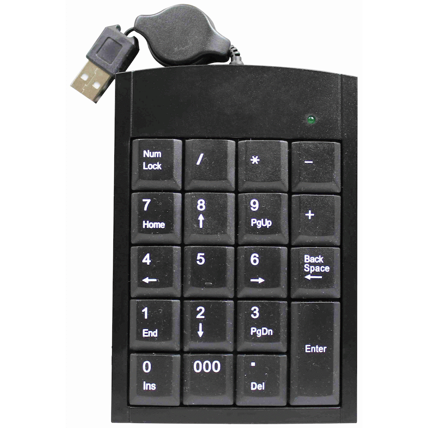 Volkano Numeric Series USB Numeric Keypad - Black