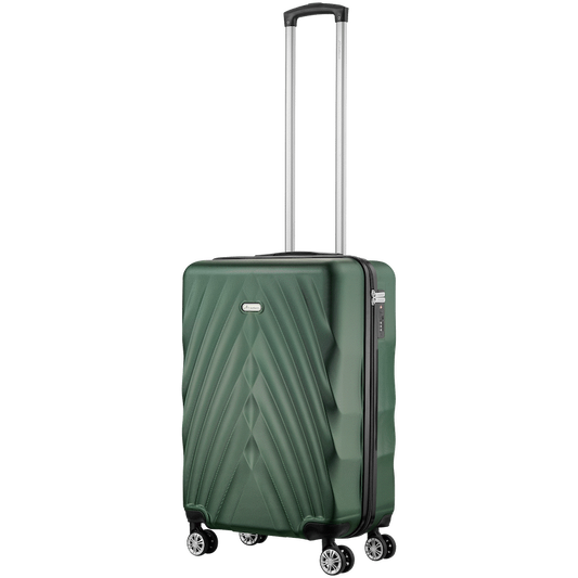 Travelwize Terra ABS 55cm 4-Wheel Spinner Luggage - Bottle