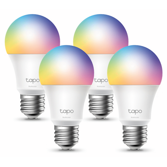 TP-Link Tapo L530E (4-Pack) Smart Wi-Fi Light Bulb - Multicolor