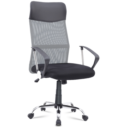Everfurn Remington High Back Office Chair - Grey/Black