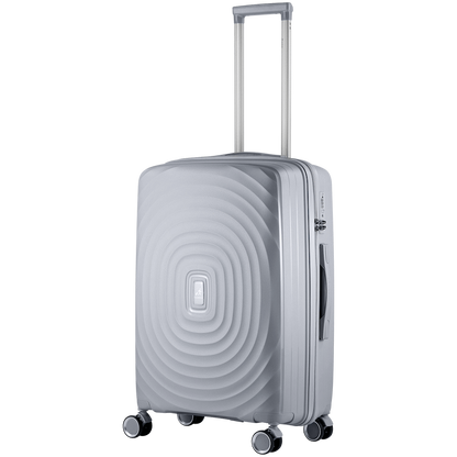 Travelwize Ripple PP 4-Wheel Spinner 65cm Luggage - Platinum