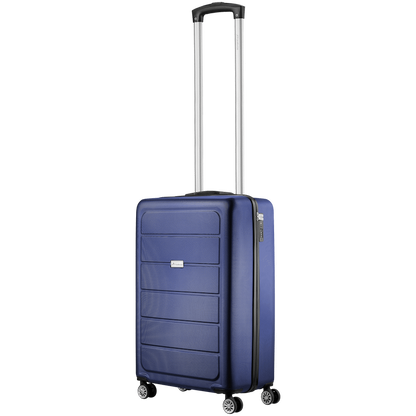 Travelwize Maple ABS 55cm 4-Wheel Spinner Luggage - Navy