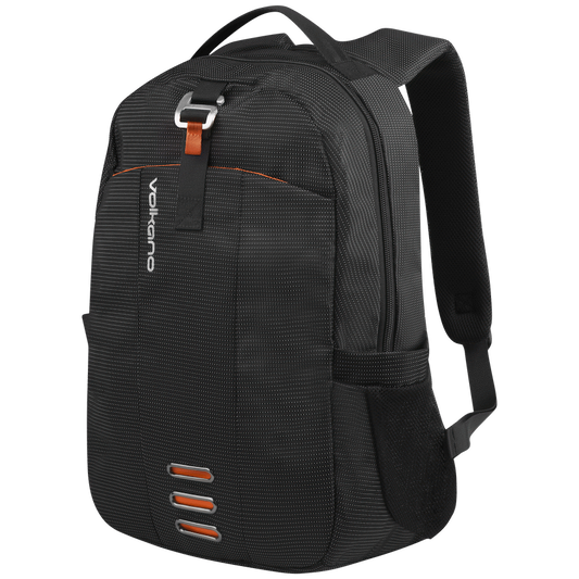 Volkano Latitude Laptop Backpack - Black/Orange